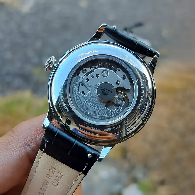 Orient Bambino V2 Arabic Navy Blue Numerals Dial Men's Watch- RA-AC0036L